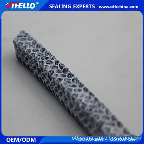 Self-lubricating corrosion resistant carbon fiber with ptfe packing